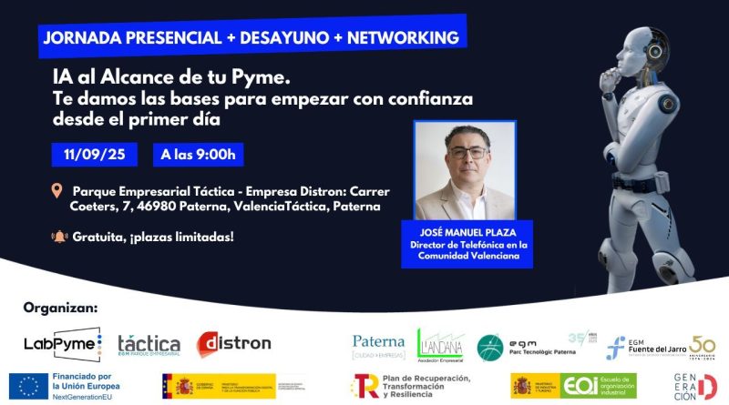 Jornada gratuita sobre IA aplicada a tu negocio